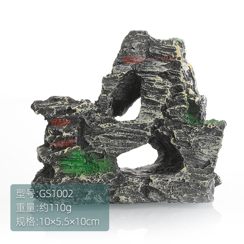 1 Hòn Non Bộ Bằng Nhựa resin Trang Trí Hồ Cá