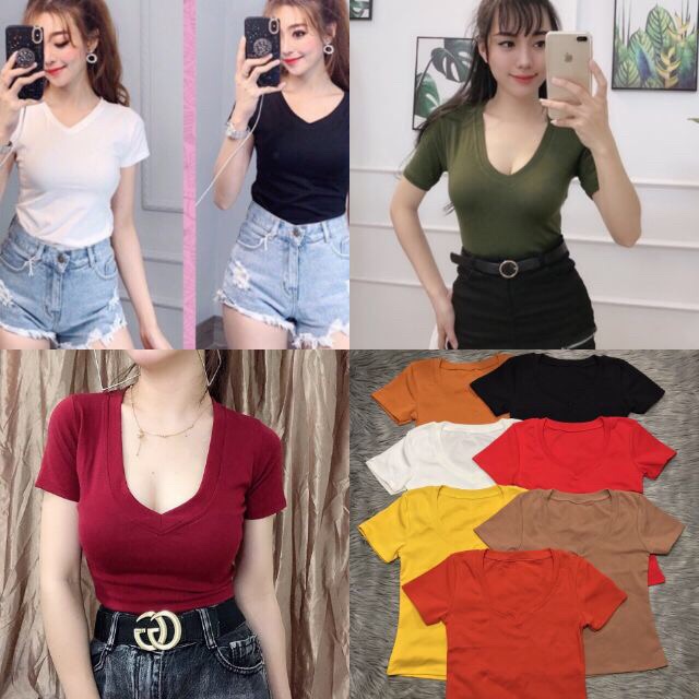 [ Mã WASTAPR giảm 10K đơn 50K] ÁO THUN CỔ TIM | BigBuy360 - bigbuy360.vn