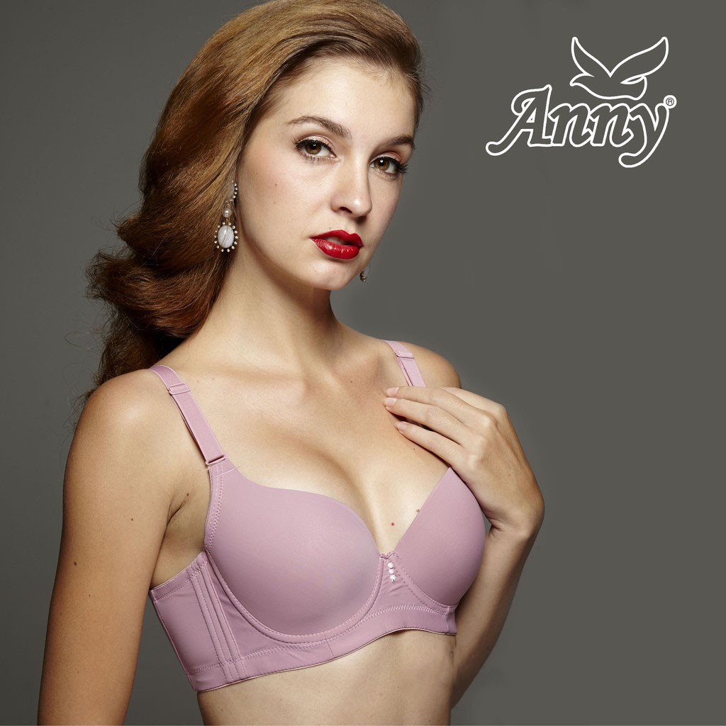 Áo ngực ANNY 8802 Thái Lan dành cho vòng 1 to, cúp D, trơn không mút chống xệ, có gọng cao cấp, LOT STORE