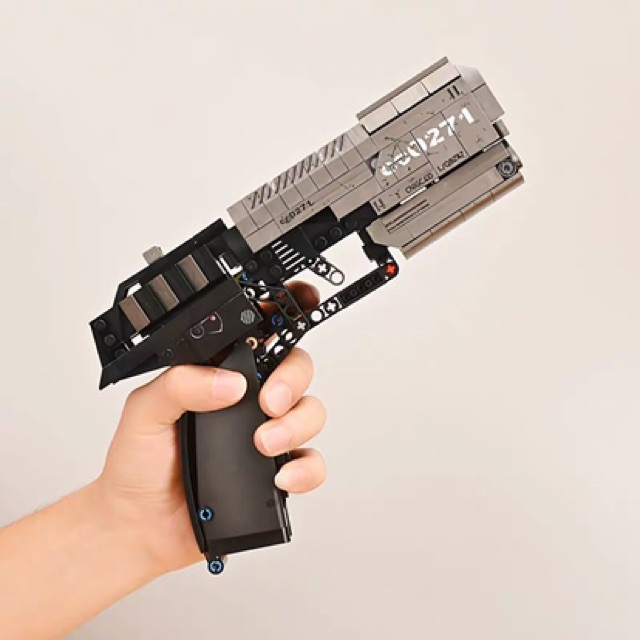 Đồ Chơi Lắp Ghép LEGO Mô Hình Súng Lục DESERTEAGLE Sembo Block PUBG 704301 Với 431 Mảnh Ghép