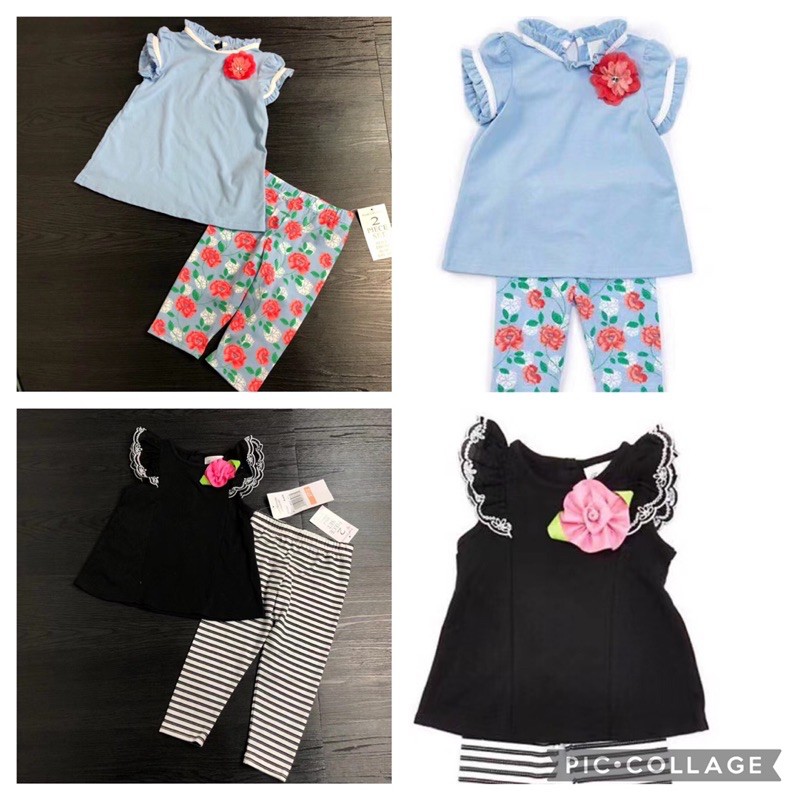 Sét đồ bé gái 3m-6y Rare EditionChất mát mềm mịn cao cấp 0421