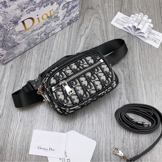Belt Bag Vải Hoạ Tiết Fullbox Size 18