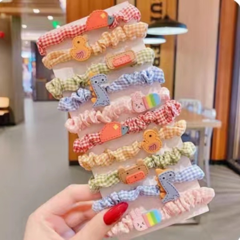 [Set] Băng Đô Cột Tóc Mười Băng Đô Hình Công Chúa Màu Kẹo Hoa Quả Phiên Bản Hàn Quốc