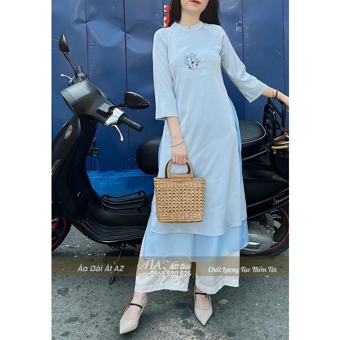 Áo Dài Cách Tân Nữ Dáng Suông Tay Ngắn RC05-X