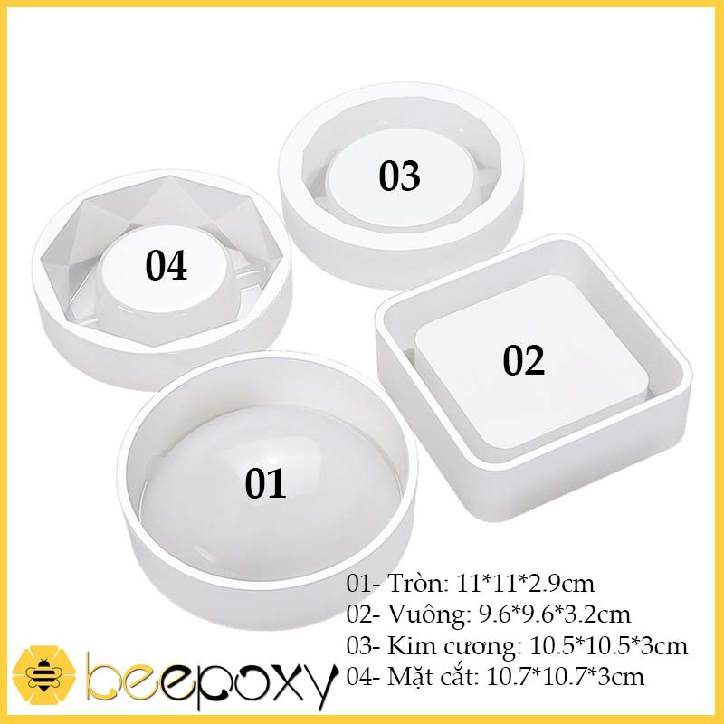 Khuôn Silicon Gạt Tàn Tự Làm Handmade
