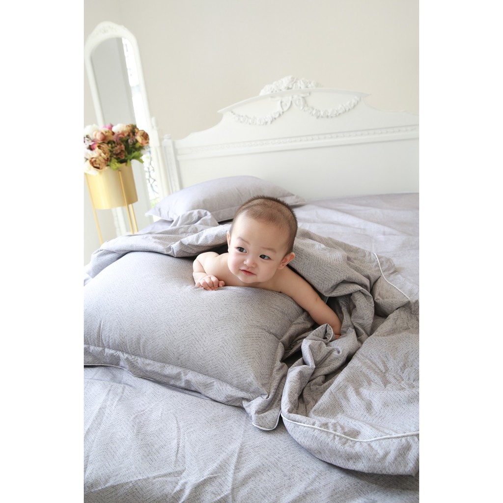 Bộ ga chun chần mùa hè Everon Micro set MC20202