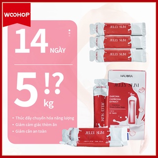 Woohop Thạch Giảm Cân Jelly Slim 14 gói HAUORA