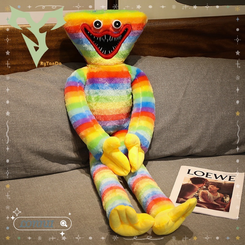 120/150cm Poppy playtime chapter 2 Thú Nhồi Bông Hình Nhân Vật Wuggy Wuggy Mềm Mại Đáng Sợ
