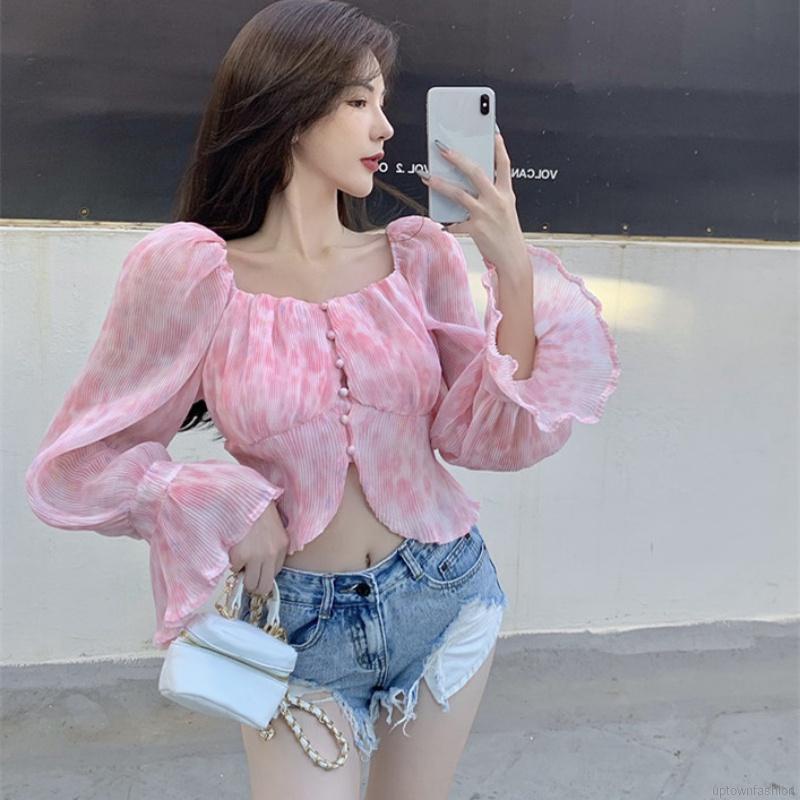 Áo nữ tay dài hở vai thời trang quyến rũ