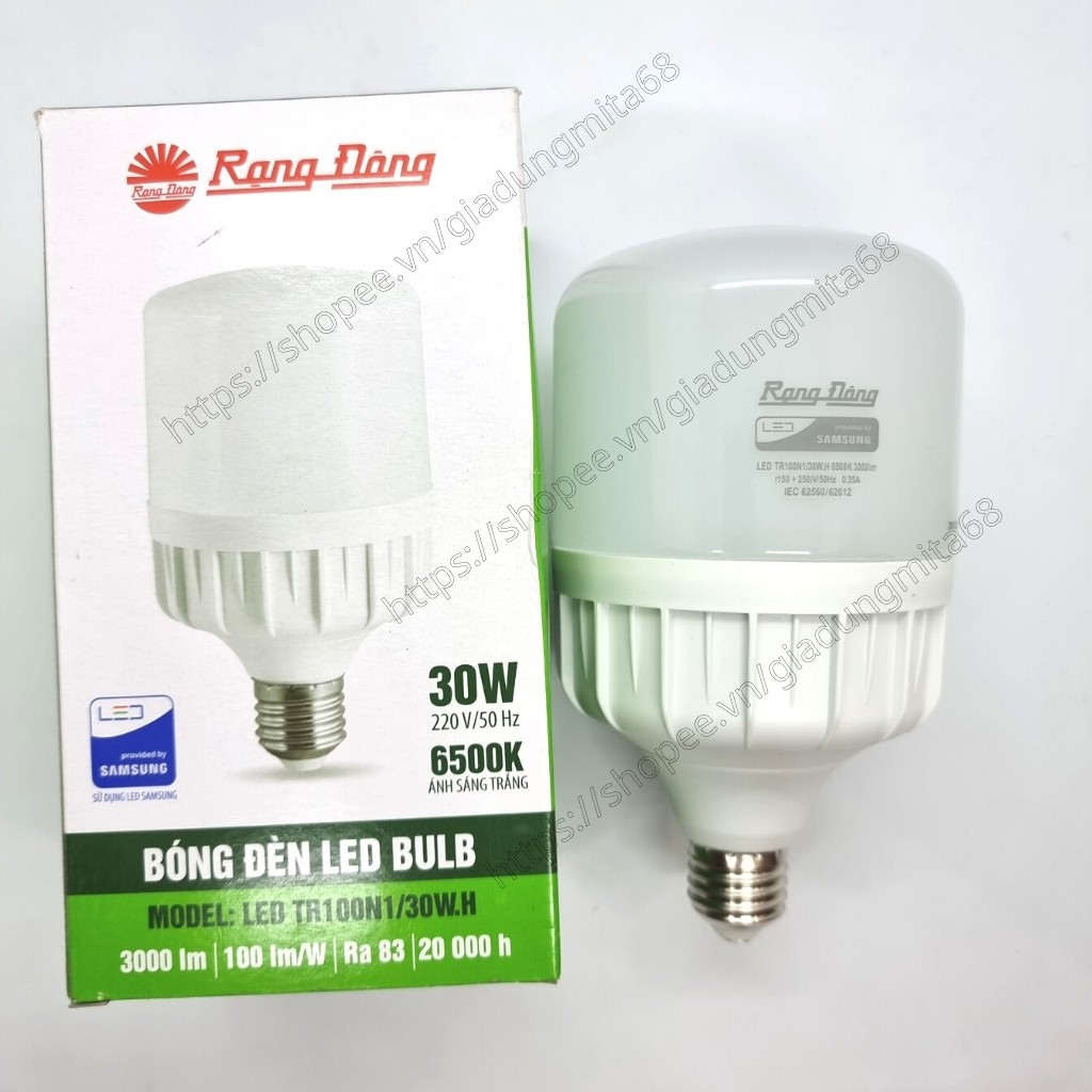 Bóng LED Rạng Đông, ChipLED SAMSUNG, 30W-40W-50W-80W - MITA