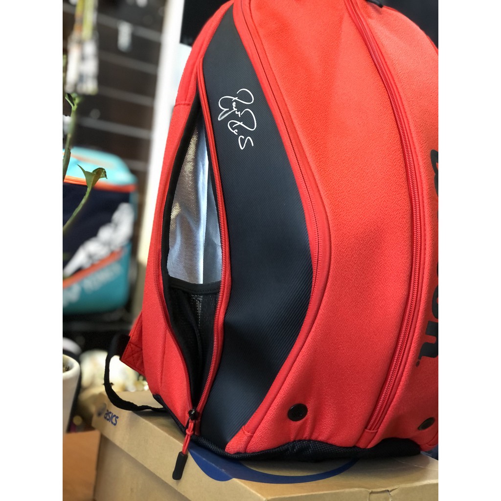 Balo Tennis Wilson DNA 2021 Đỏ- Balo Tennis Chính Hãng