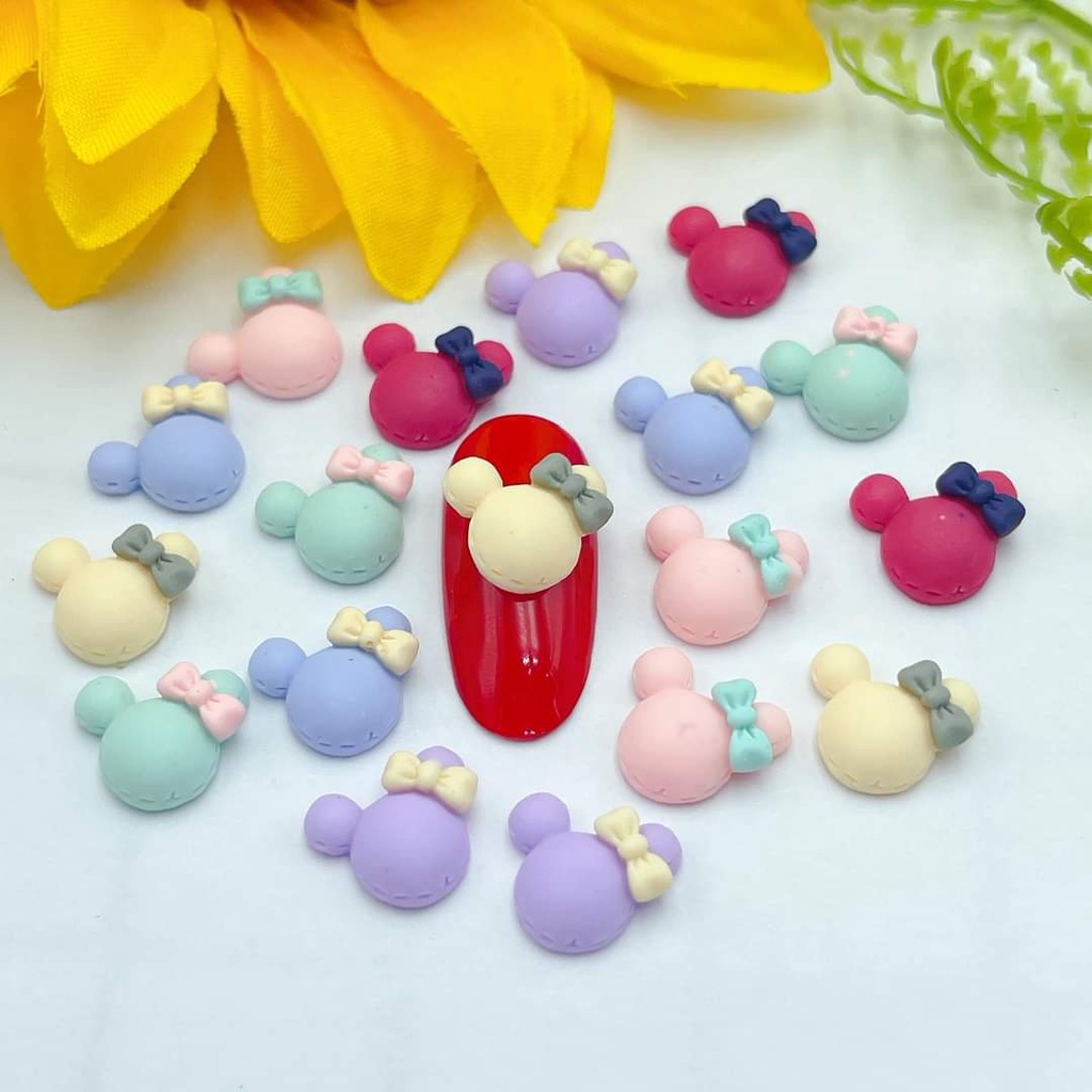 Charm nail, Set charm gấu, hoạt hình ,doremon Set đủ màu đủ mẫu siêu hót