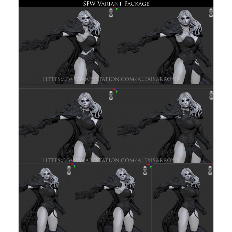 File in 3D Death Knight Lich Queen World Of Warcraft - Games