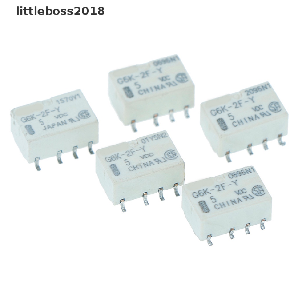 OMRON Bộ 5 Rơ Le Tín Hiệu littleboss2018 dc 5v smd g6k-2f-y 8pin