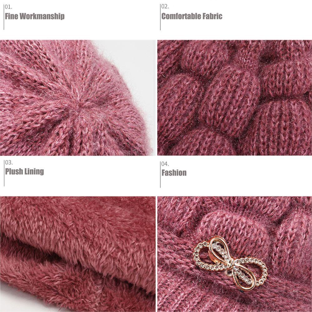 Mũ Beanie Balaclava Vải Lông Cừu San Hô Dày Chống Gió Mùa Đông
