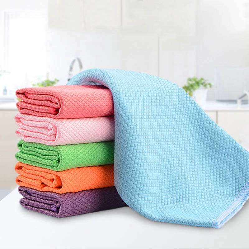 Khăn Lau Kính Chắn Gió Xe Hơi / Cửa Sổ Bằng Thép Không Gỉ Mềm Mại Sáng Bóng Cho Nhà Bếp / Nhà Cửa