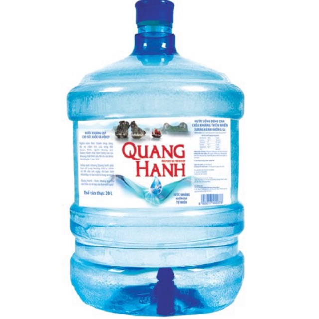 Nước khoáng quang hanh quảng ninh bình 20 lít