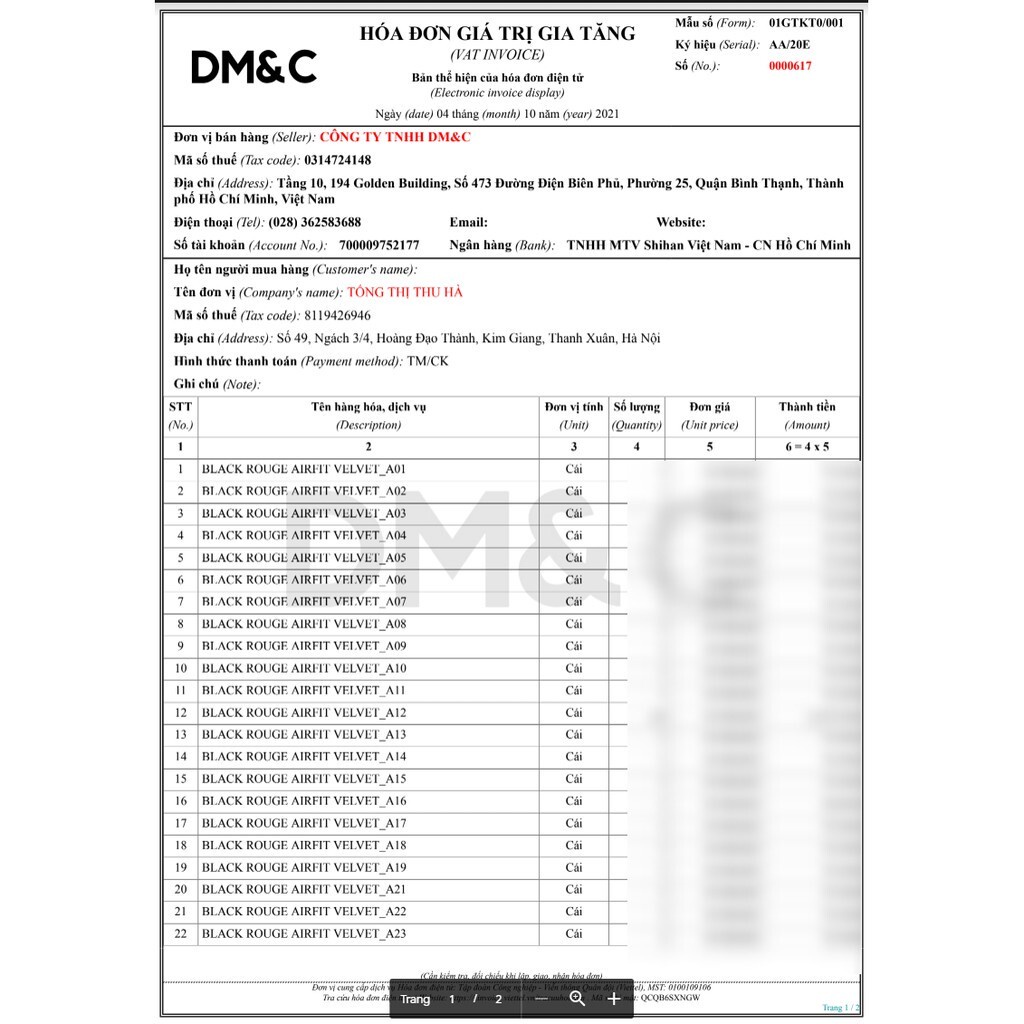 Son kem Black Rouge Air Fit Velvet Tint Version  HOT TREND