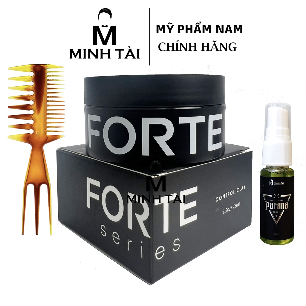 Sáp vuốt tóc nam Forte Series Control Clay 75ml - Hàng chính hãng