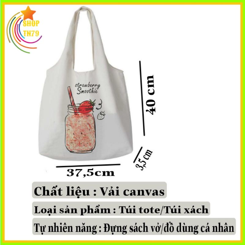 Túi đeo vai thời trang vải canvas mềm loại to đi hoc , đi chơi , đi làm đều rất đẹp - LY DÂU