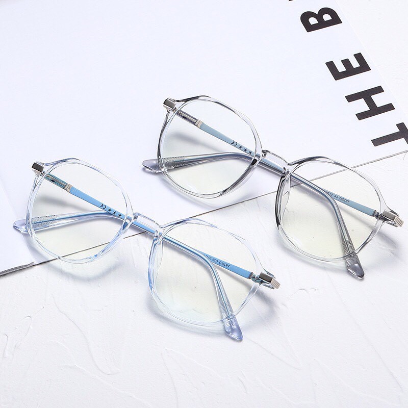 Kính nữ giả cận phong cách Hàn Quốc mắt không độ chống tia UV đẹp cute giá rẻ 052 | BigBuy360 - bigbuy360.vn