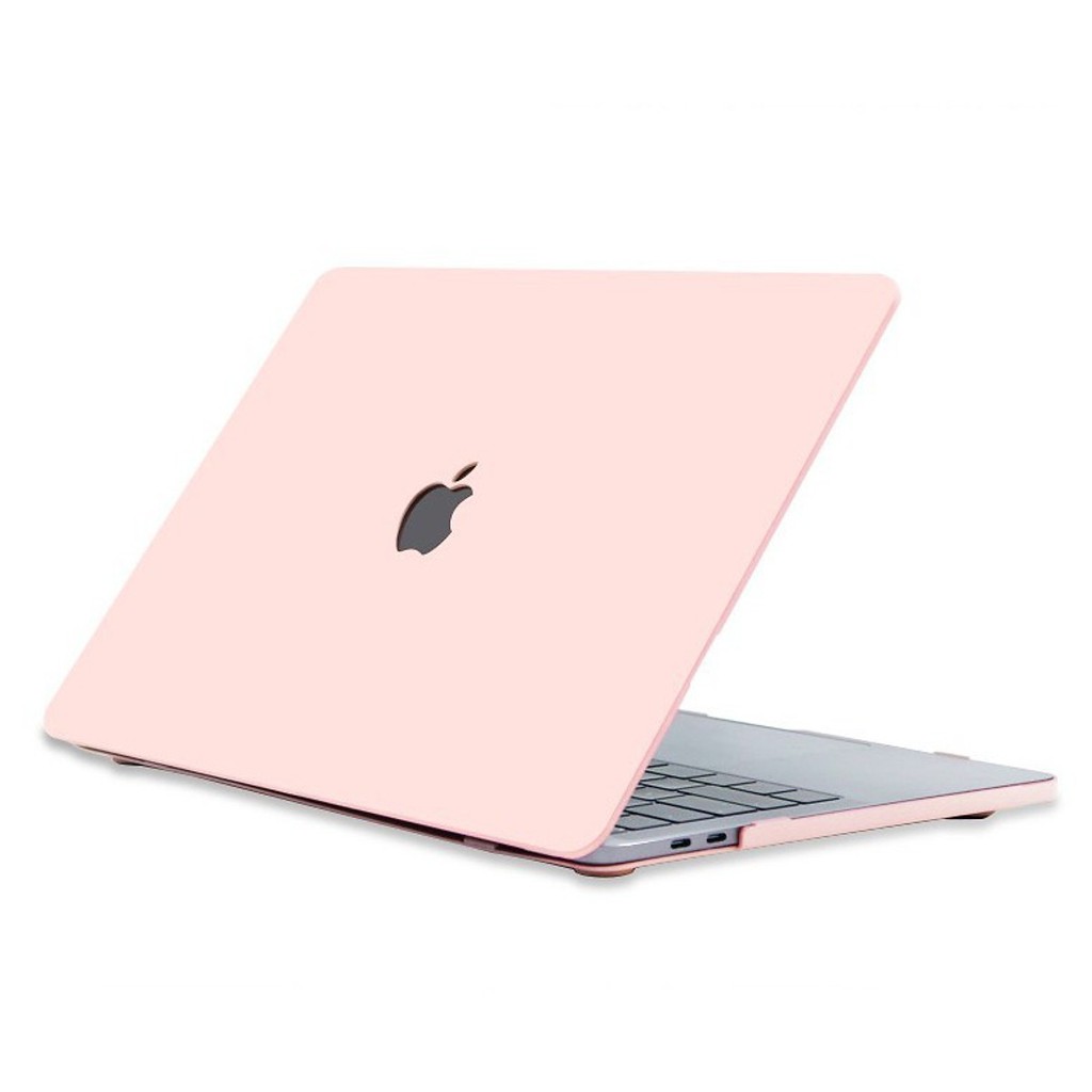 Case ,Ốp Macbook Màu Hồng Pastel Đủ Dòng (Tặng Kèm Nút Chống Bụi + Chống gãy đầu dây sạc )