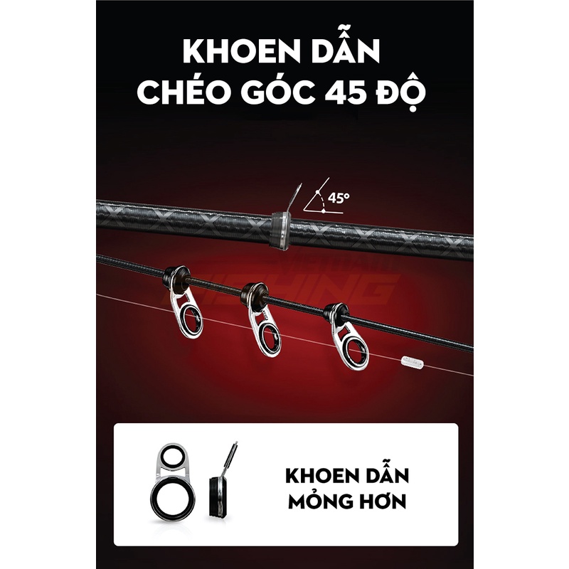 Cần Câu ISO Handing Fighting Độ Cứng 3H - Hàng Chính Hãng