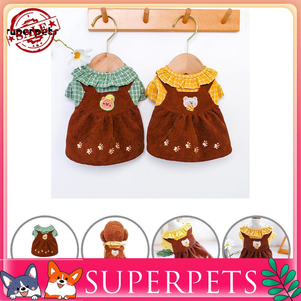 Đầm hình gấu dễ thương cho thú cưng