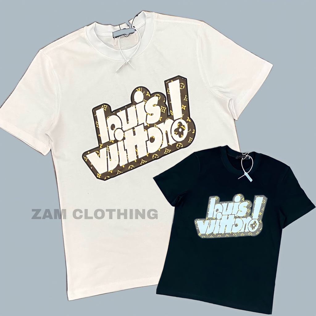 Áo thun nam 💞𝐅𝐑𝐄𝐄𝐒𝐇𝐈𝐏💞 Áo phông in nổi logo LV ngắn tay, Áo thun chất cotton kiểu dáng năng động [QAH_TL_010] | BigBuy360 - bigbuy360.vn