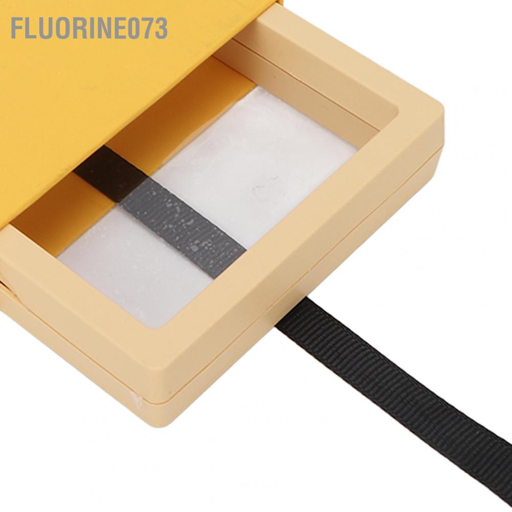 [Hàng mới về] Set hộp đựng trưng bày trang sức/ móng giả kèm tấm màng trong suốt chống oxy hóa 2 món màu vàng