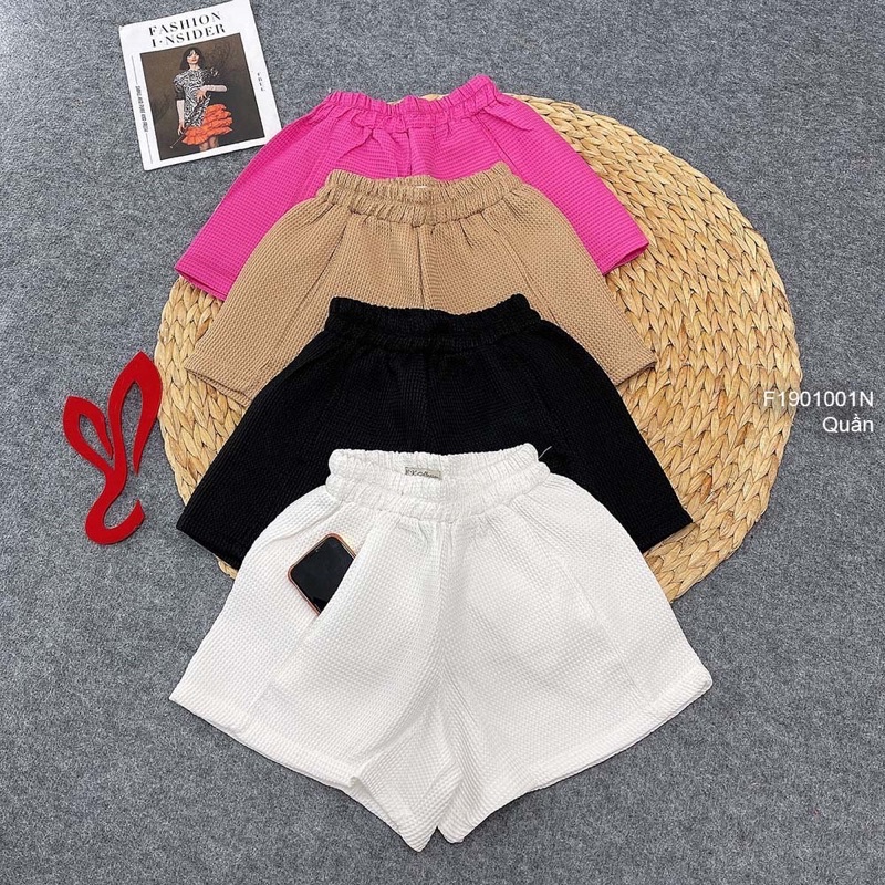 Quần short xốp lưng chun