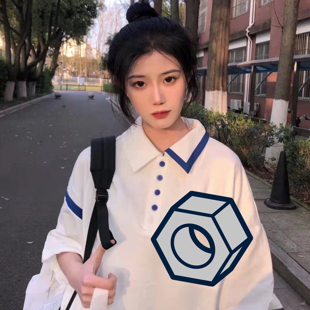 Áo Thun Polo Tay Ngắn Dáng Rộng Phong Cách Thể Thao Thời Trang Mùa Hè Cho Nữ