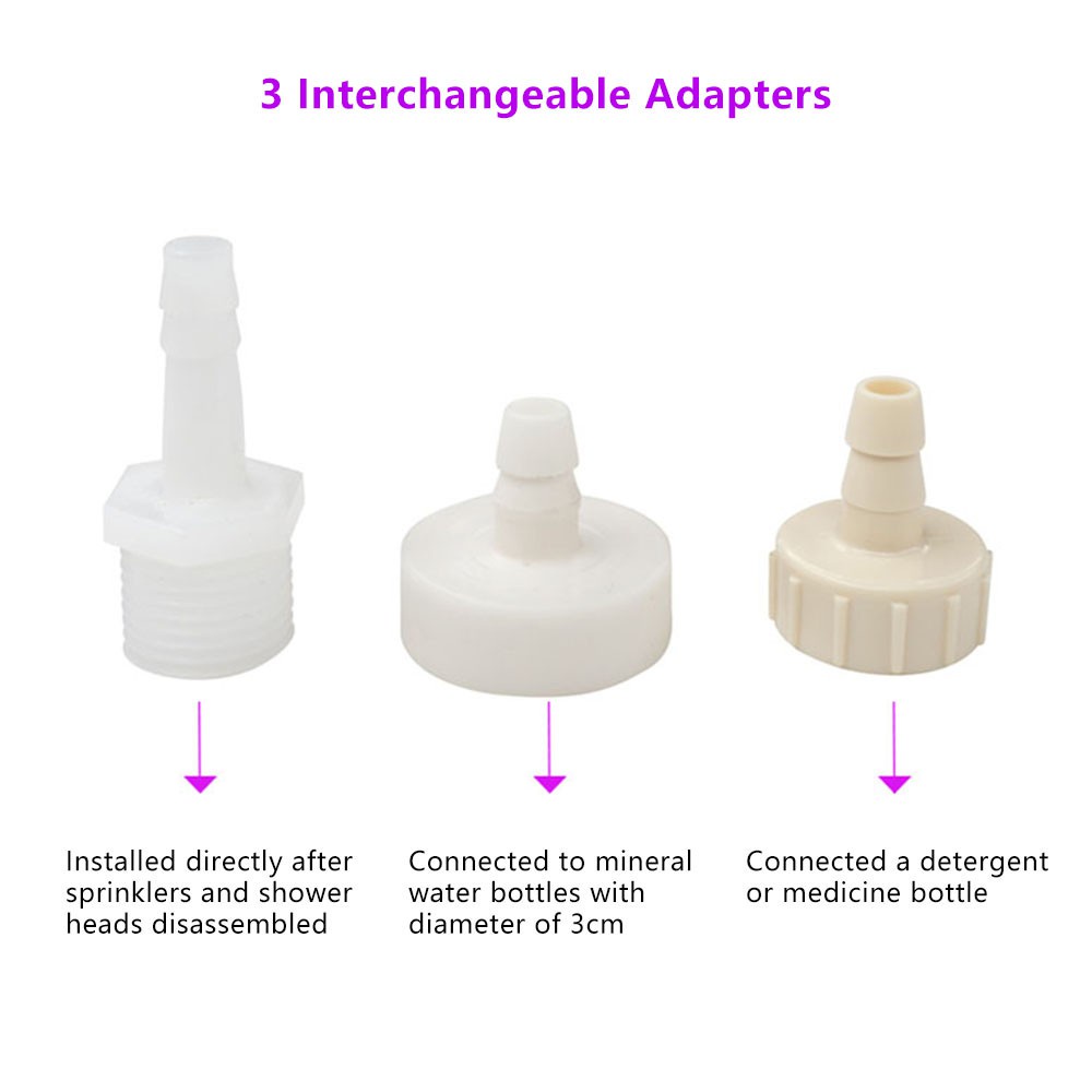 Bộ vòi xịt rửa bằng silicon 50 / 100cm Hailicare độc đáo