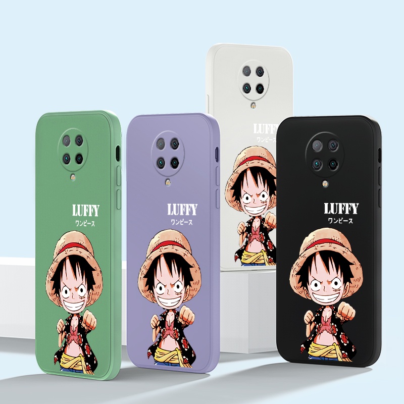 Ốp Điện Thoại Hình Luffy Dễ Thương Cho Xiaomi Redmi 9T K30 K40 K20 Pro Pocophone Poco F2 Phone Casing  Silicon Fashion Camera Lens Protector Full Cover simple Liquid silicone Cases