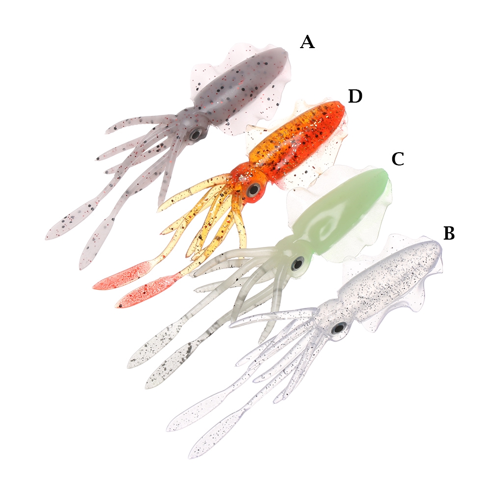 Mồi câu cá giả hình mực 4.5g/8.5g /5.5g