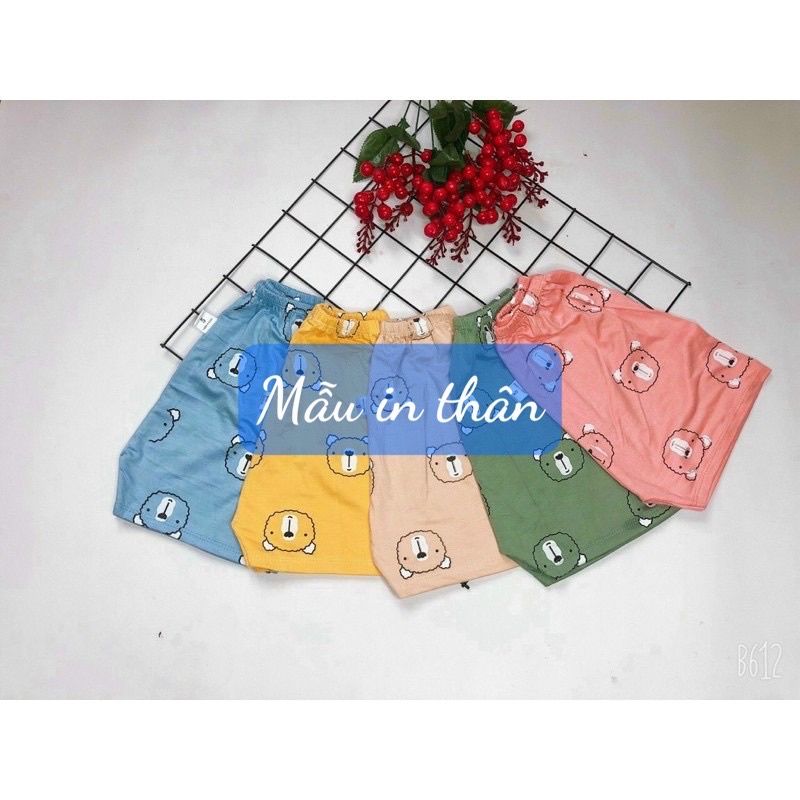 Set 05 quần đùi thun lạnh cho bé (nhiều mẫu)