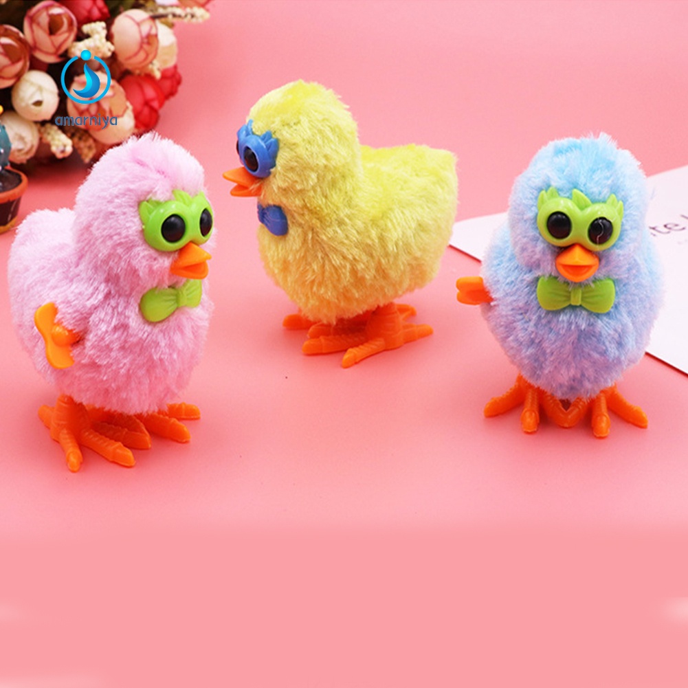 Kính Râm Nhồi Bông Hình Gà Con Lên Dây Cót Đồ Chơi Tương Tác Tương Tác Cho Trẻ Em
