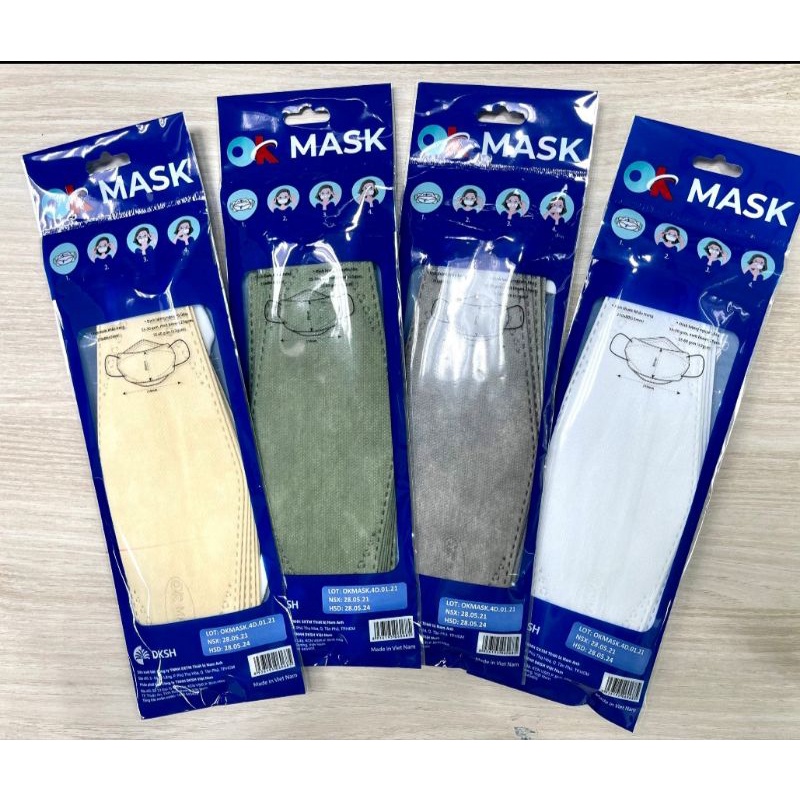 Khẩu Trang 4D Nam Anh OK MASK