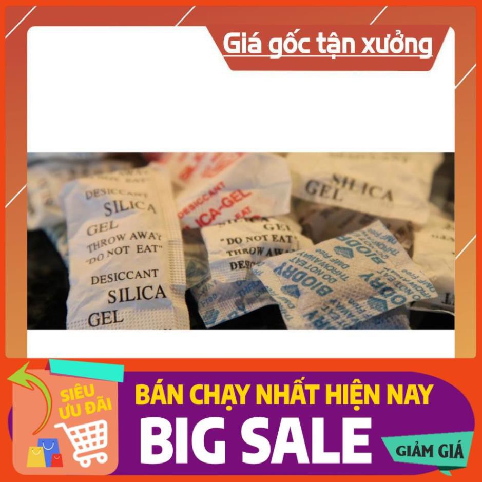 [NEW] Túi Hút Ẩm Silicagel 2g Bịch 2kg (1000 Gói) sử dụng trong thực phẩm, quần áo, giày dép, khửi mùi hôi