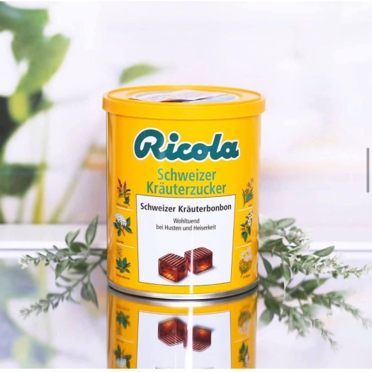 Kẹo ngậm ho thảo mộc Ricola Original Herb Đức 250g