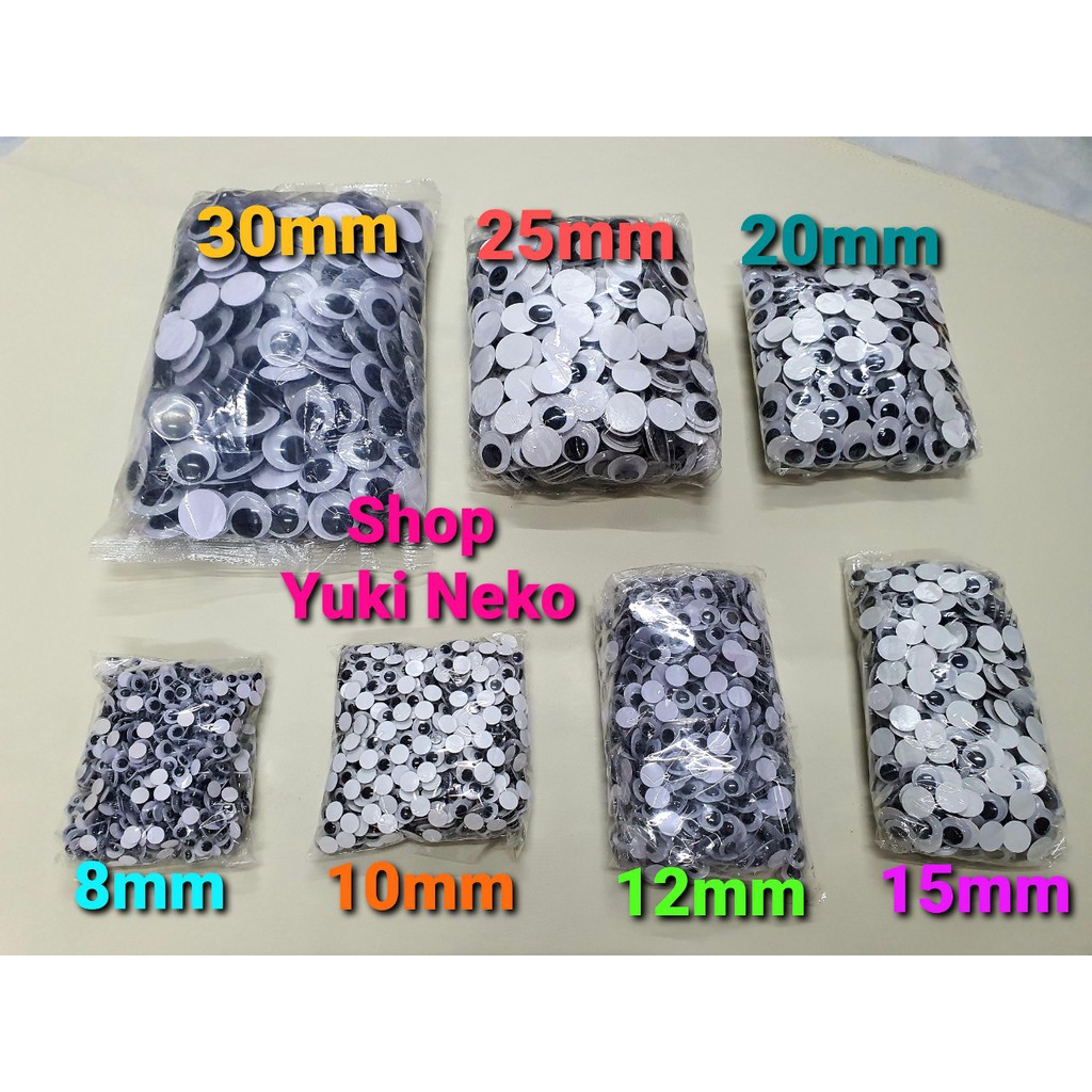 Mắt Thú - Mắt Liếc Làm Handmade - 2 Gói (Sp)