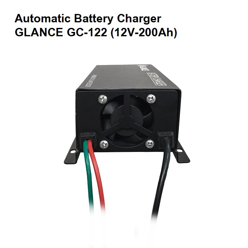 Máy nạp ắc quy tự động 3 giai đoạn GLANCE Battery Charger GC-122 (12V-200Ah)