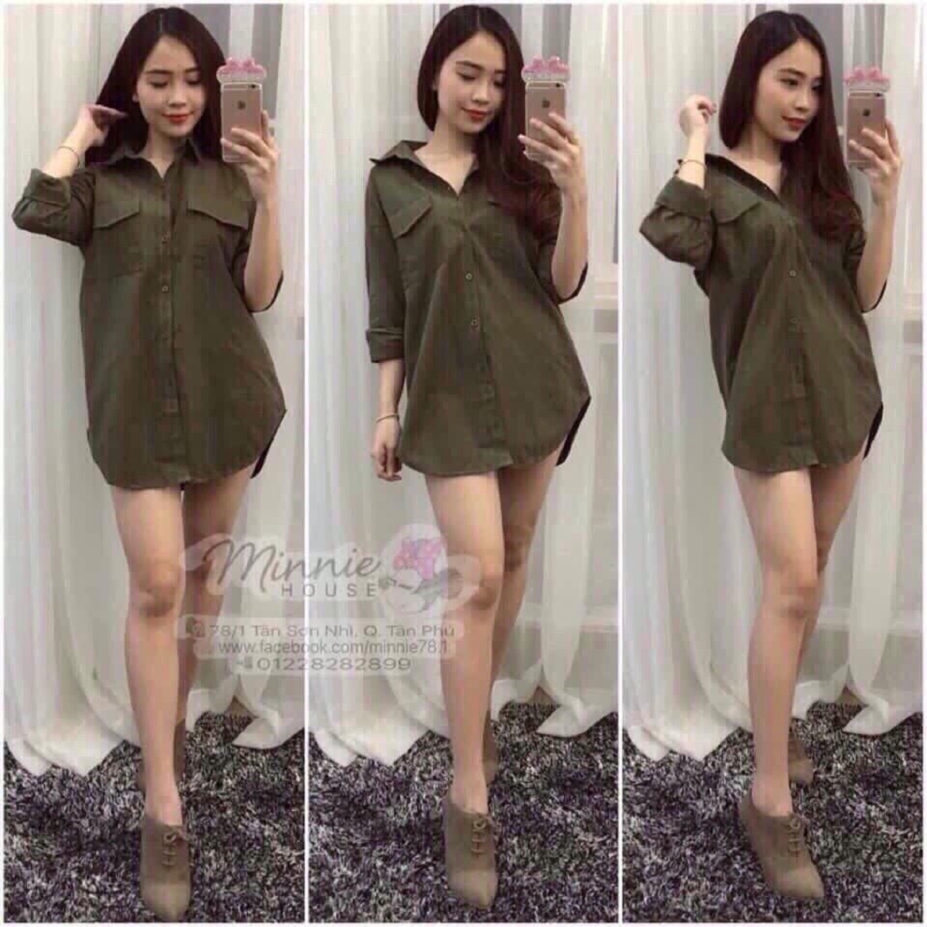 Áo Sơ Mi nữ siêu dễ thương