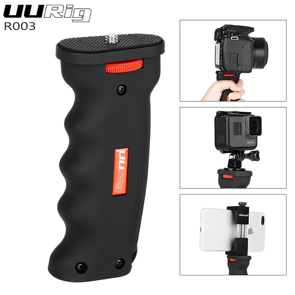 Ergonomic Grip Máy ảnh Núi Tương thích với Nikon Canon Sony DSLR Máy ảnh Máy quay phim + GoPro Hero6 5/4 / 3/ phiên Sony