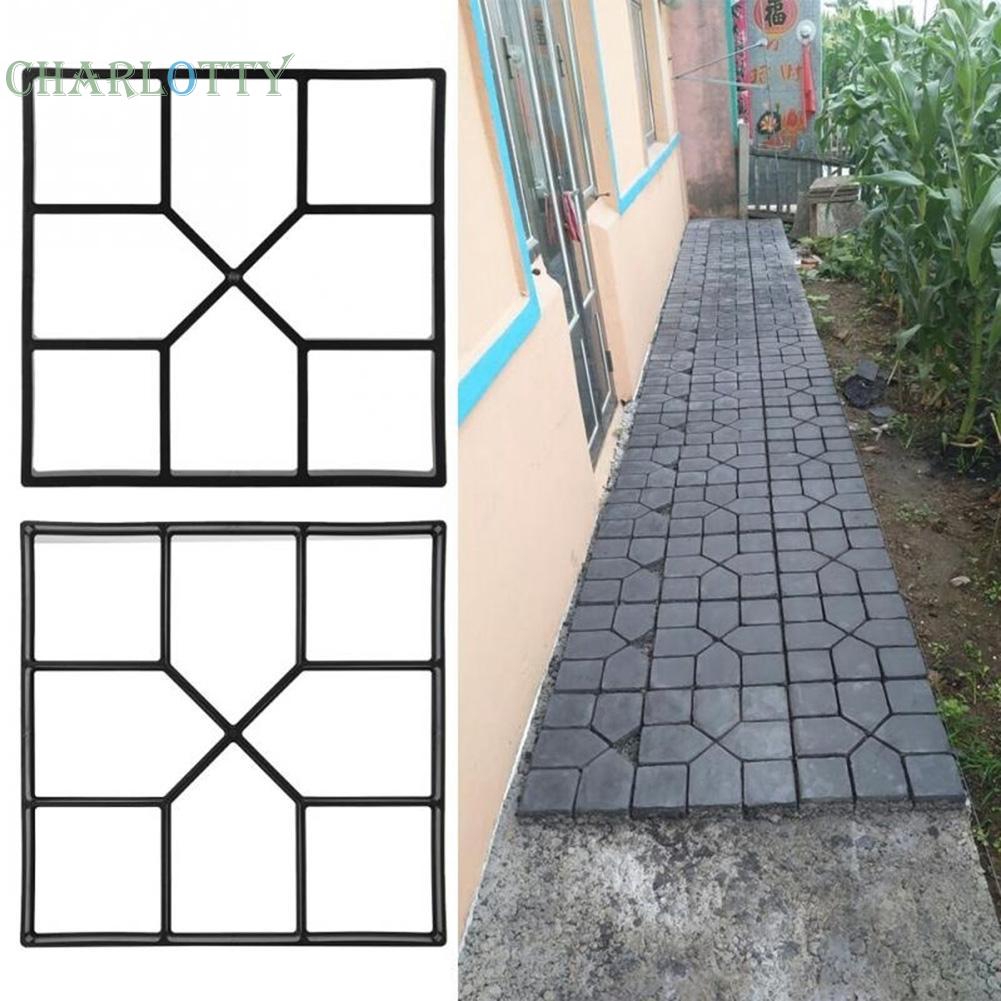 Khuôn đổ gạch/xi măng cho lối đi DIY độc đáo