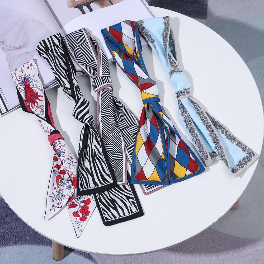 Dây Buộc Tóc Đuôi Ngựa Bằng Ruy Băng Dài Phong Cách Bohemian Cho Nữ