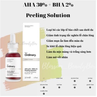The Ordinary AHA 30% + BHA 2% Tẩy da chết hóa học Peel da