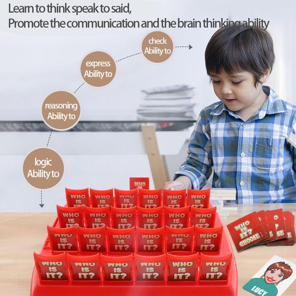 Bộ Thẻ Trò Chơi REBUY1 Who Is It Vui Nhộn Tương Tác Giữa Cha Mẹ Và Bé