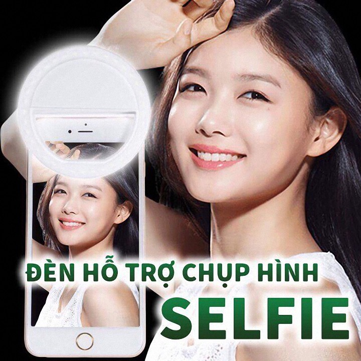 Đèn SELFIE Trợ Sáng Chụp Ảnh Live Stream RK12 Siêu Hot