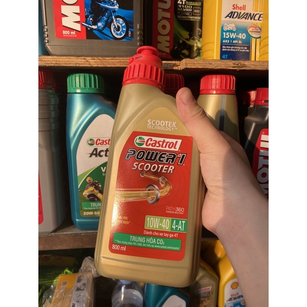 Dầu Castrol power 1 Scooter dành cho xe ga